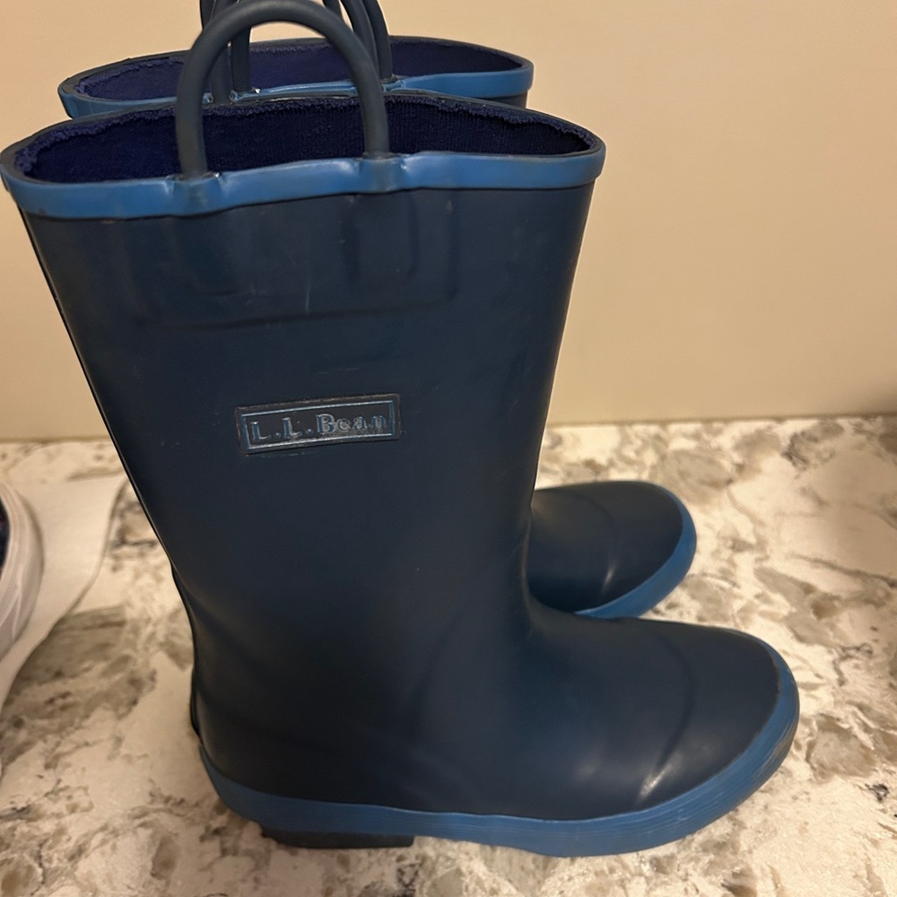 L.L. Bean Blue Rain Boots